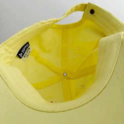 NASA Dad Hat Mens Womens Pastel Yellow Adjustable Fun Space Science Novelty Gift