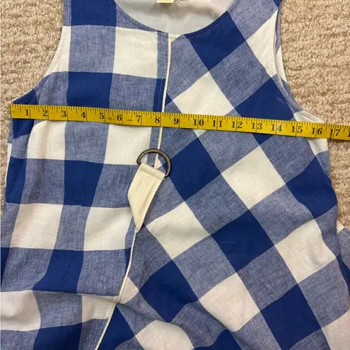 Maeve  Blue and White Asymmetrical Wrap Sundress Size XSP. A14