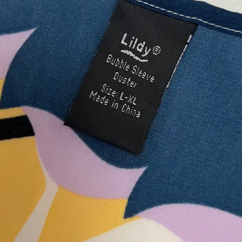 Bubble Sleeves Duster NWOT Yellow Size XL