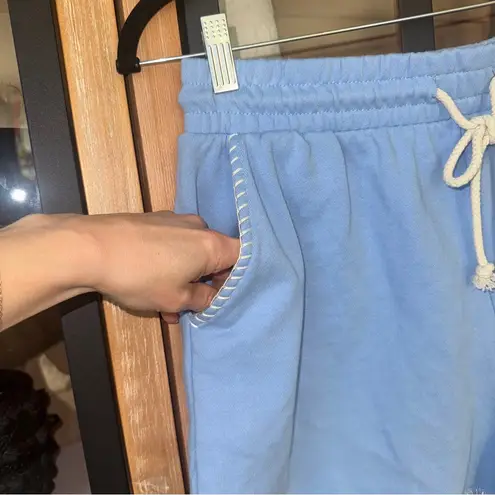 Z Supply NEW  Harrington Shorts surf stitching sweat contrast cotton drawstring