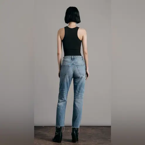 Rag and Bone  Nina High Rise Straight Cigarette Denim Jeans Delavan Wash Size 26 - Image 2