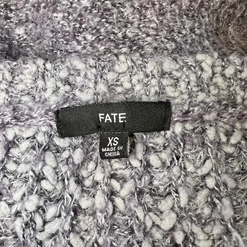 Fate Women's Boatneck Sweater Size XS Purple