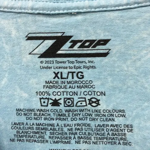 ZZ Top Thrill Rock Band Mineral Wash T-Shirt Size Extra Large