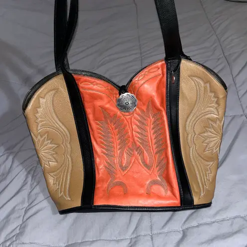 Erda Western Cowboy Boot Tote Bag Multiple