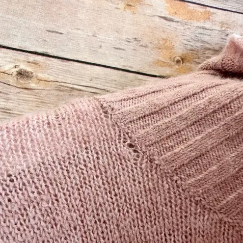 BP  Sweater Women’s Size XL Pink Longline Turtleneck NWT - Image 6