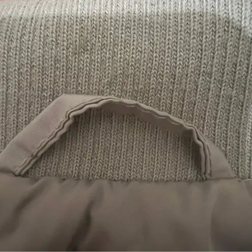 Calvin Klein Tan Quilted Utility Jacket Women’s Small Lightweight Zip Front Coat