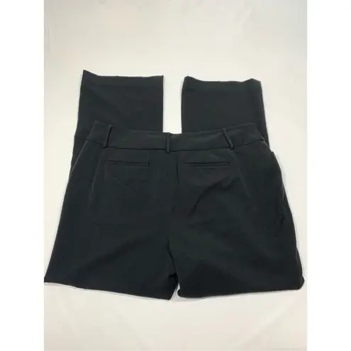 Rafaella 006 curvy black flat front boot cut trouser size 16