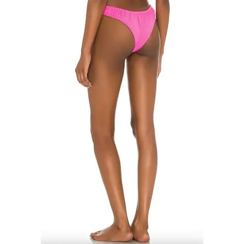 VDM Stevie Reversible Bikini Bottom Neon Pink Wave & Neon Pink Womens Size Small