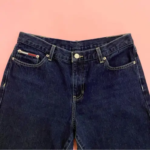 Tommy Hilfiger Authentic 90s  Flared & Mid-Rise Dark Blue Denim Jeans
