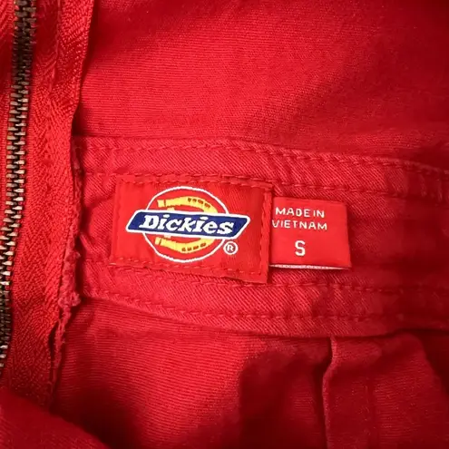Dickies Red Jean Overall Dress