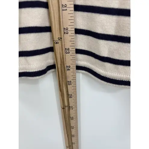 LL BEAN Womens XLp Tunic Top Striped 3/4 Sleeve Lightweight Sweater Size undefined