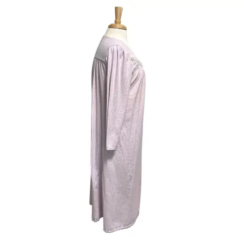 Eileen West Cottagecore Feminine Romantic Nightgown Purple size Medium