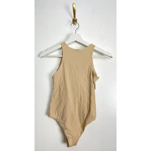 SKIMS Fits Everybody High Neck Bodysuit in Clay Size Small