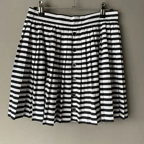 Candies sz S black white pleated mini Y2K skirt
