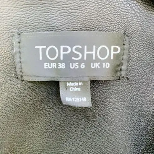 Topshop Faux Leather Jacket