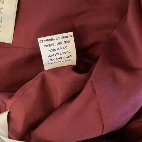 Azazie Angelica Bridesmaid Dress in Cabernet Sz XS