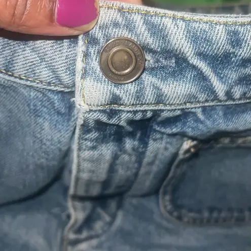 Saint Laurent Paris High Rise Denim Mini Shorts size 31- Runs Small