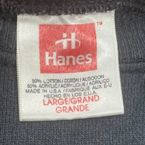 Vintage Patchwork Sweatshirt Black Size Large Quilt Patch One