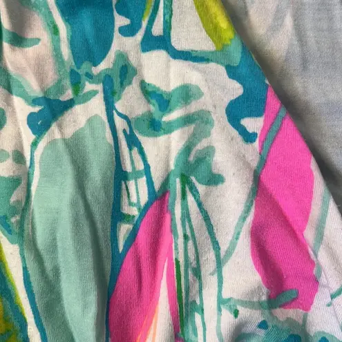 Lilly Pulitzer  Greer Peak-A-Boo Romper Beach and Bae Size S RARE