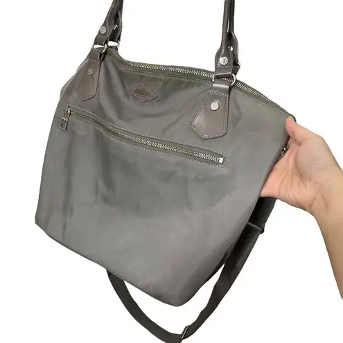 MZ Wallace The Chelsea Tote Gray Zip Handbag Bag Tote Women’s One Size Flawed
