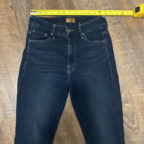 MOTHER HIGH WAISTED LOOKER IN COFFEE TEA OR ME? HI RISE SKINNY STRETCH JEANS Blue Size 26