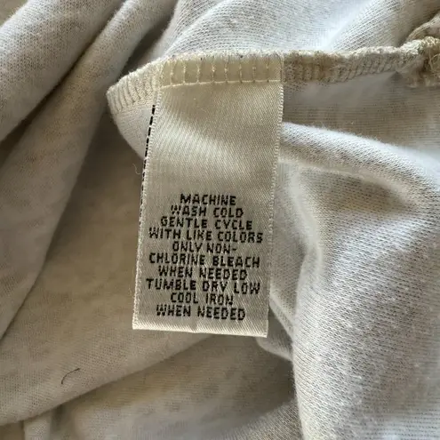 Rebecca Malone 3/4 sleeve stretchy pullover boat neck top cuffed sleeves size L