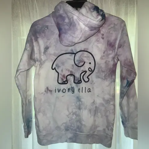 Ivory Ella  tie die hoodie XS NWOT