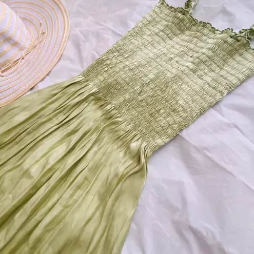 Karin Stevens light green maxi dress