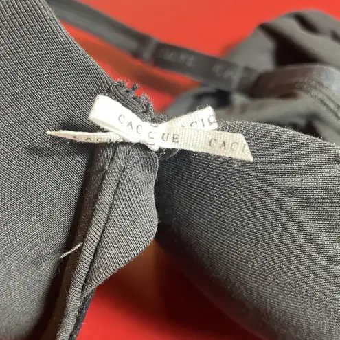 Cacique Bra Lane Bryant Black Full Coverage T-Shirt Padded Underwire 44DD NWT