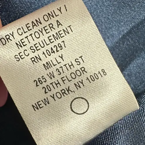 Milly of New York Silk Blend Colorful Block Pattern Trench Coat/Dress Red Size 4 - Image 13