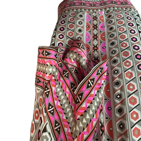 Alice & Trixie Geometric Silk Print Dress Size Medium