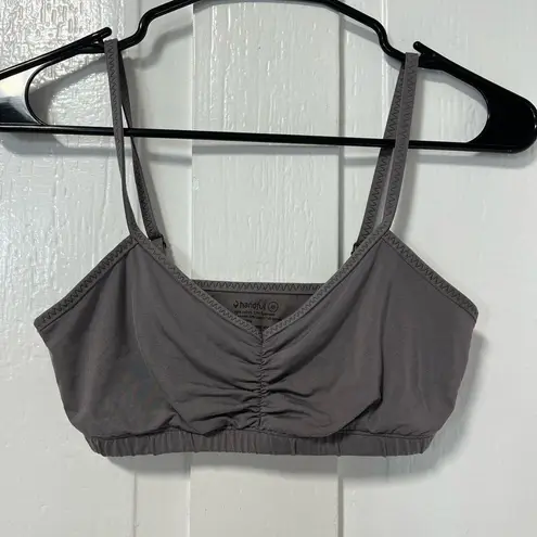 Handful Grey Adjustable Sweat wicking Bra size XS Gray