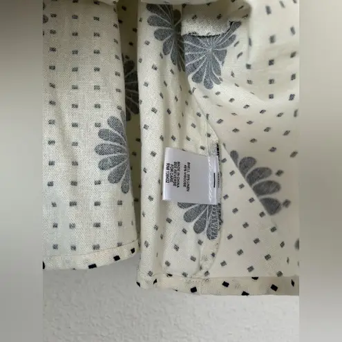 Modcloth  Wisely Tied Button Up Front Tie Linen Blend Top sz 1X - Image 6