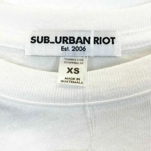 SUB_URBAN RIOT Sub_urban Riot "Decide Your Vibe" Womens XS Graphic Tee Shirt NEW