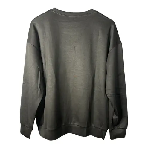 Jess Lea Love Chenille XOXO Sweatshirt Pink Valentine's Women Size Large New Black