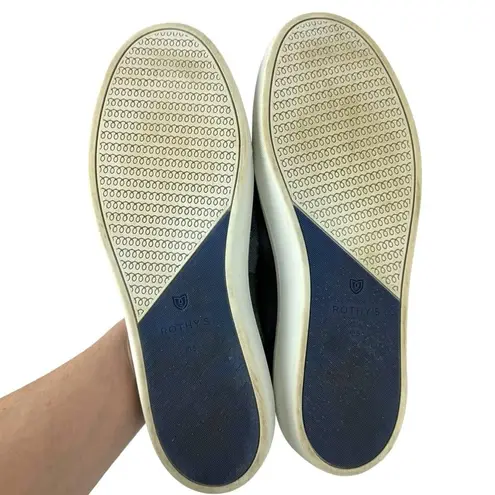 Rothy's The Sneaker Gray Camo Slip On Round Toe Flats Shoes Womens Size 10.5