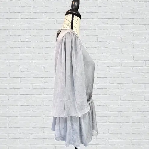 Badgley Mischka American Glamour by Beaded Blouse Size Small NWT