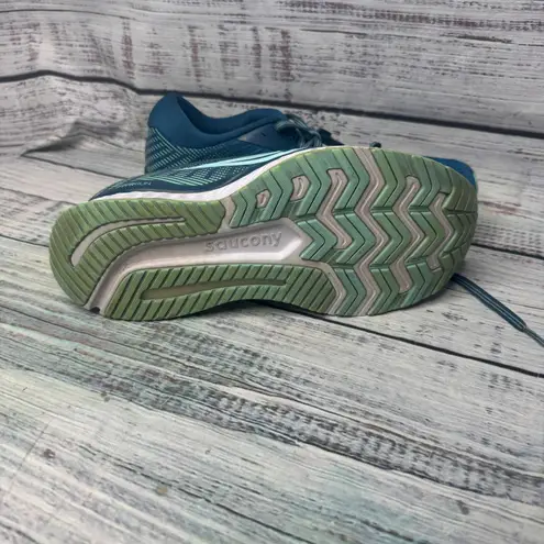 Saucony  Guide 13 Running Shoes Size 9 Blue Teal Supportive Stability Sneakers