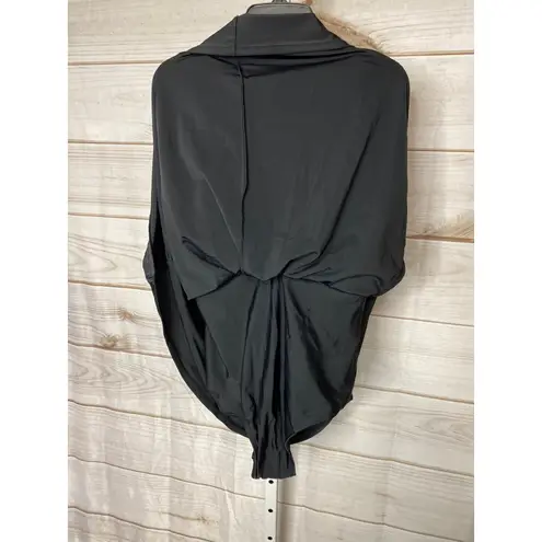 Brand New Empetua Womens Size XL Black Sleeveless Swim Knot Front Swimwear Dress