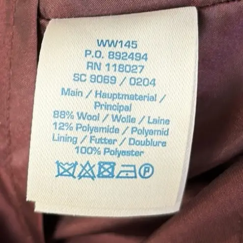 EUC Boden British Tweed by MOON Wool Blend Polka Dot Circle Skirt Dress Size 6