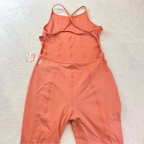 Free People  Movement Heat Waves Onesie in Crush Blush