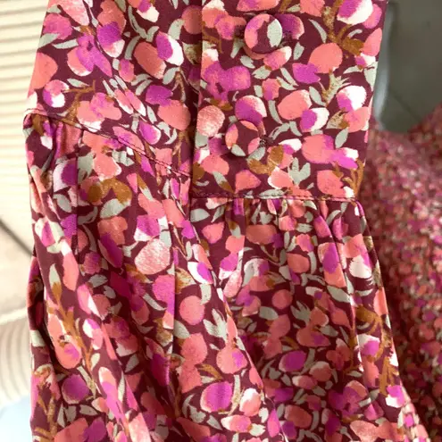 Amour Vert Marais Tie Belt Long Sleeve Mini Dress in Rennes Pink