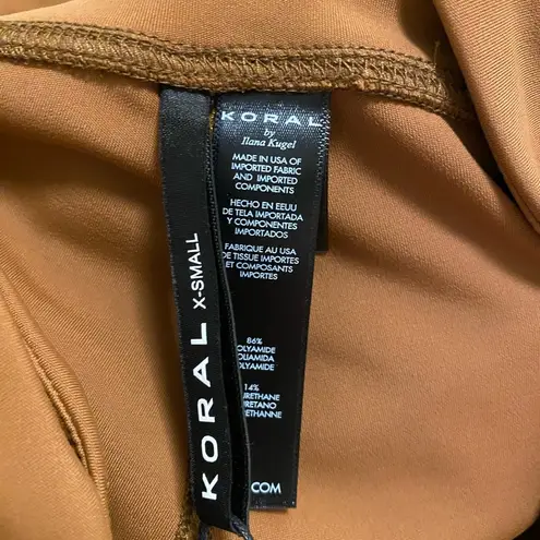 Koral Drive High Rise Blackout Legging Size XS In Brownie Batter New W/ Tag
