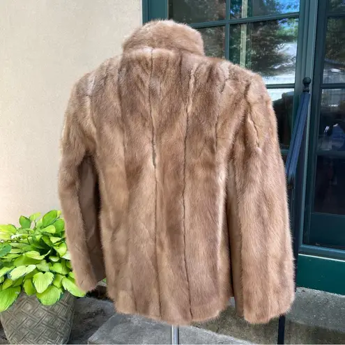 Vintage Zenthoefer’s Furs Fur Jacket with Leather Panels Size L