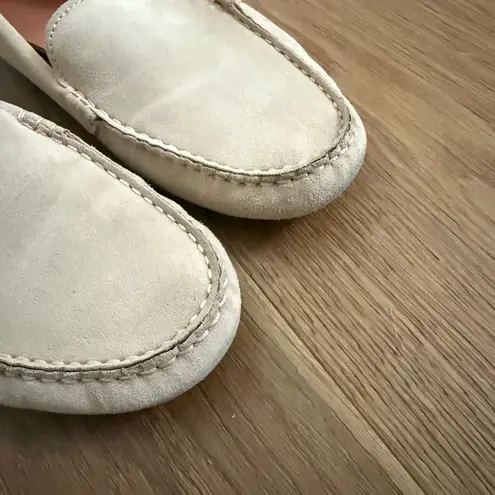 M Gemi The Felize Suede Driving Moccasin Loafer Latte $228 39.5 8.5 Tan