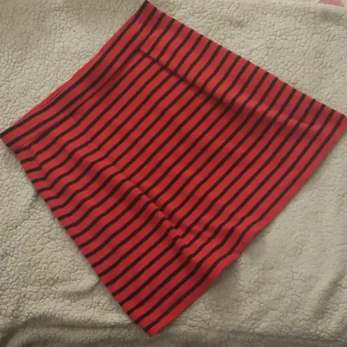 Tommy Hilfiger 🔥SALE🔥  Red & Black Striped Skirt S