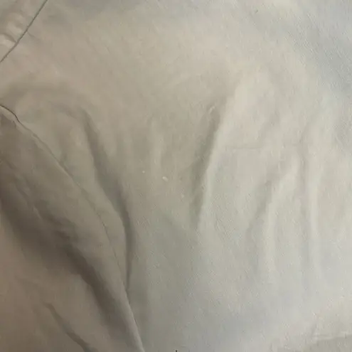 Dylan Gray Powder Blue Short Sleeve Zip Back Tie Front Blouse Size Medium