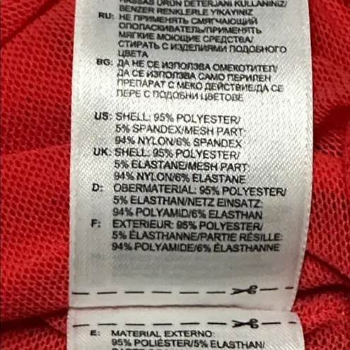 Stella McCartney X Adidas Floral Mesh Tennis Dress Tomato Red Size XS/S