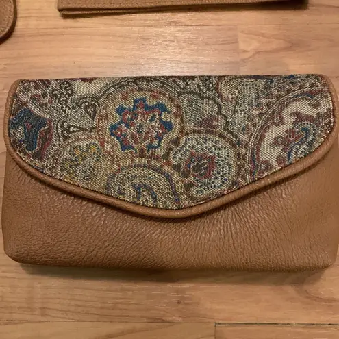 Ronte' Of Beverly Hills 5 Piece Ensemble Set Clutch Coin Purse Multi