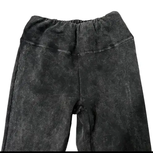 Earthbound Flower Child Black Flare Pants Size Small